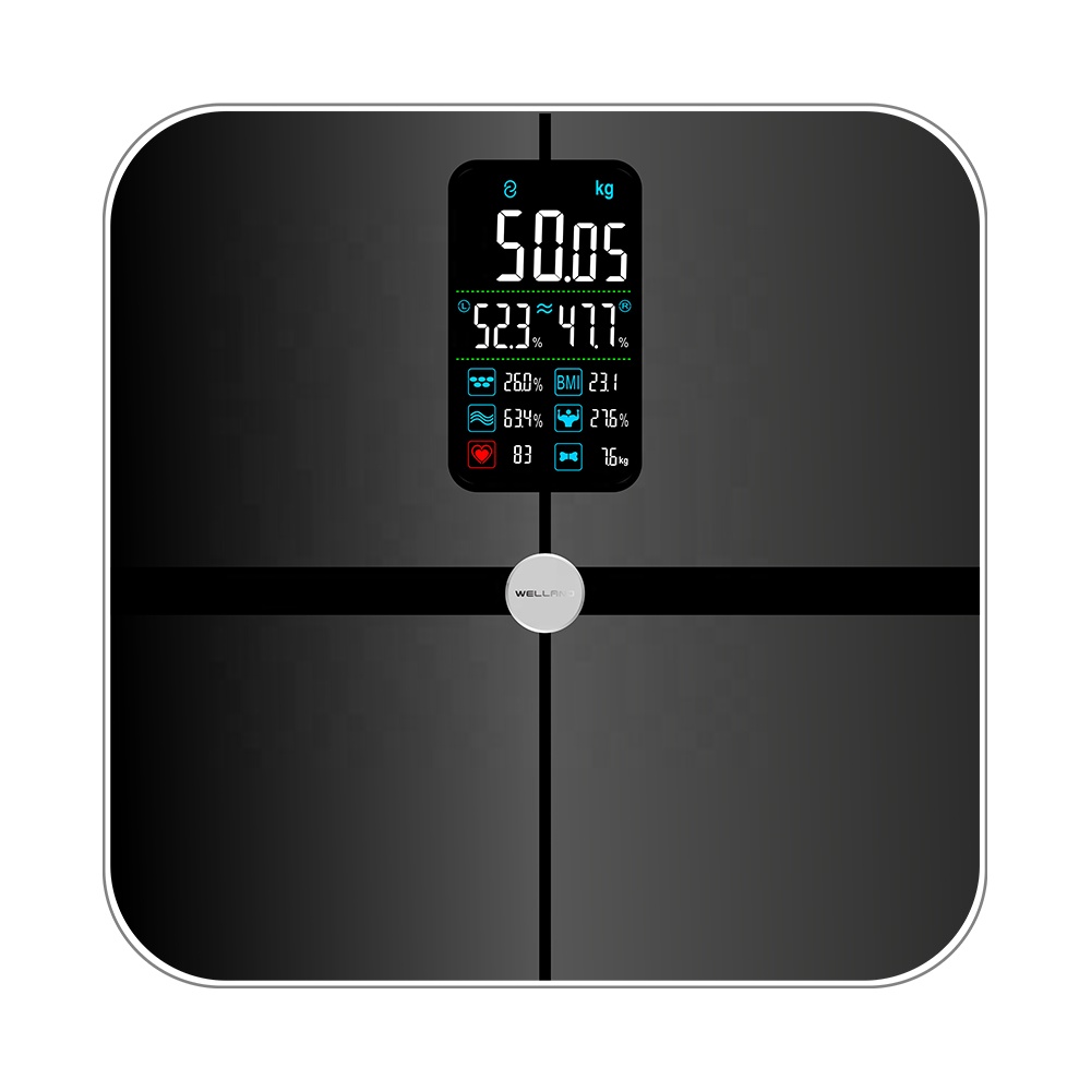 Body Fat Scale Smart - Báscula electrónica inteligente Mini analizador de
