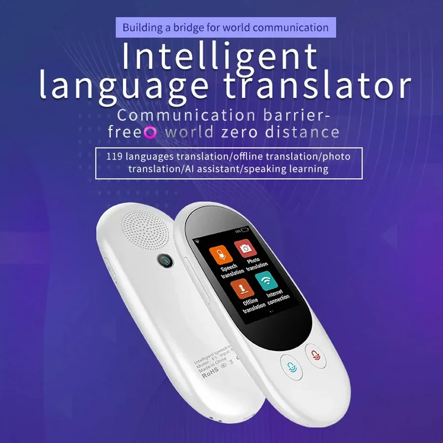 Portable Translator Device - Traductor de Voz Instantáneo Inteligente F1