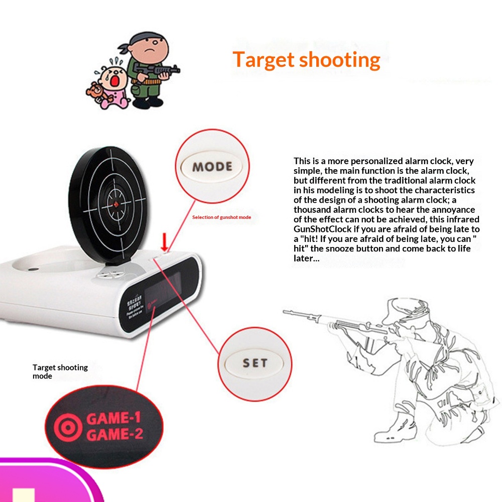 Electronics Gadgets For Gift - Reloj de Escritorio Electrónico Creativo con