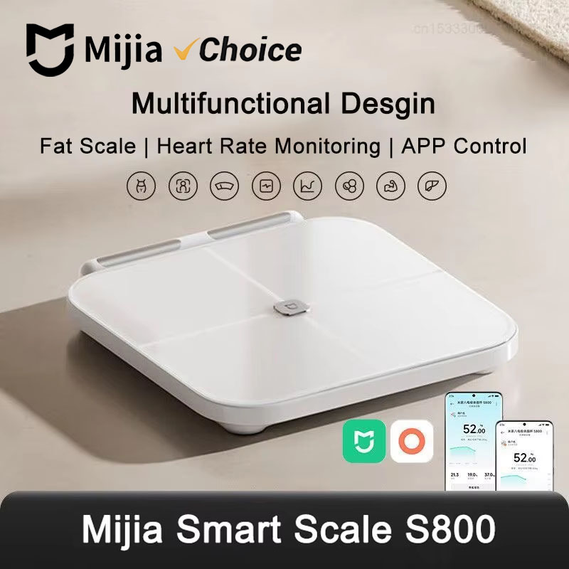 Body Fat Scale Smart - Báscula Inteligente Mijia S800 con 8