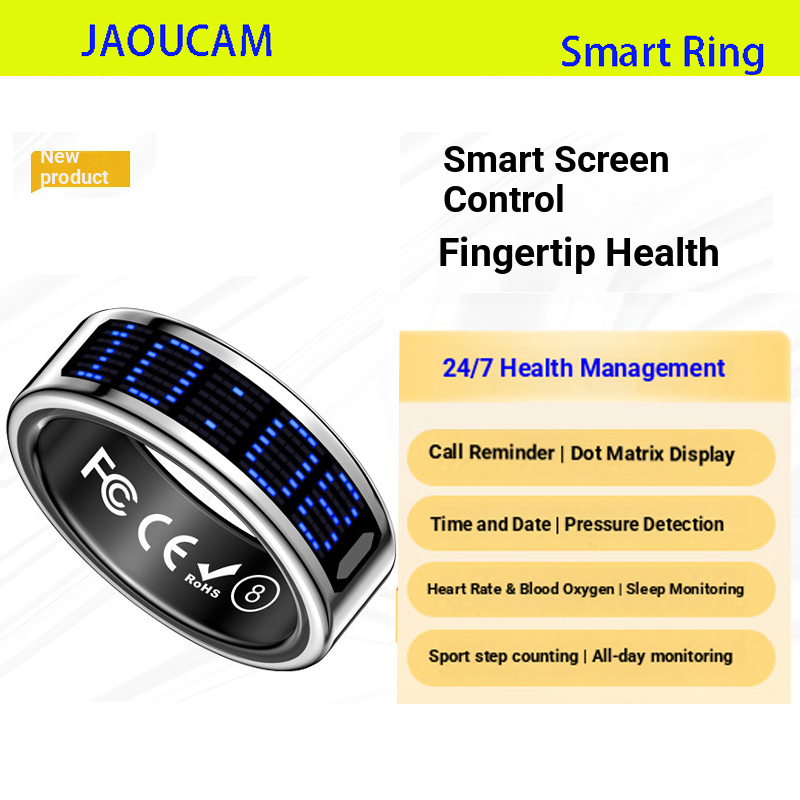 Smart Ring Health - Anillo Inteligente 2026 con Identificador de