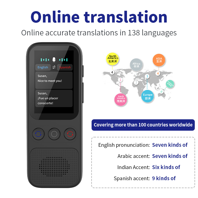Dispositivo traductor de idiom - Portable Translator Device reseña y precio