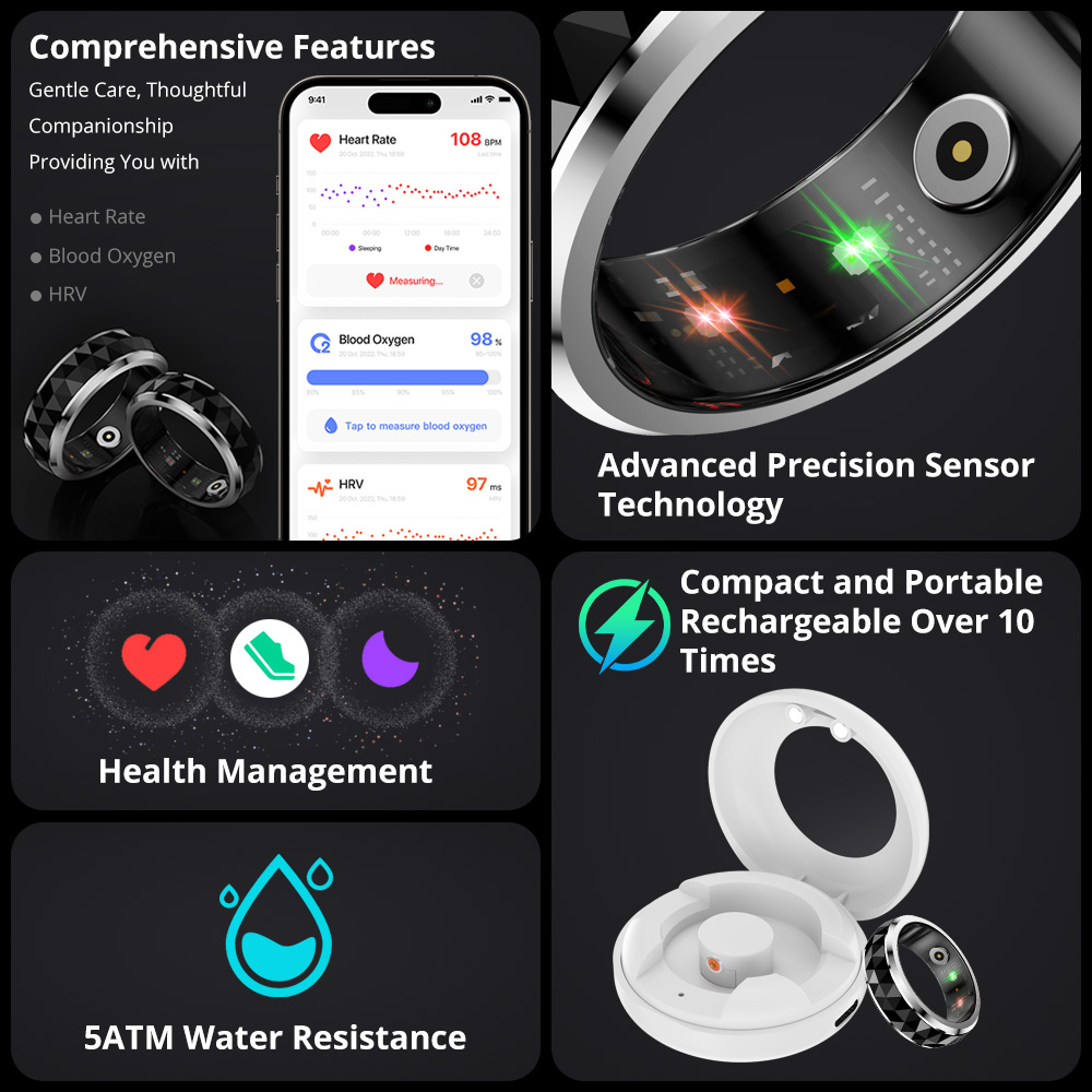 Anillo inteligente COLMI R11,  - Smart Ring Health reseña y precio