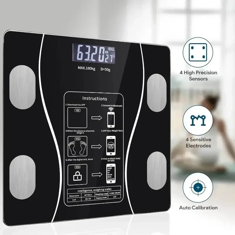Báscula de grasa corporal, bás - Body Fat Scale Smart reseña y precio