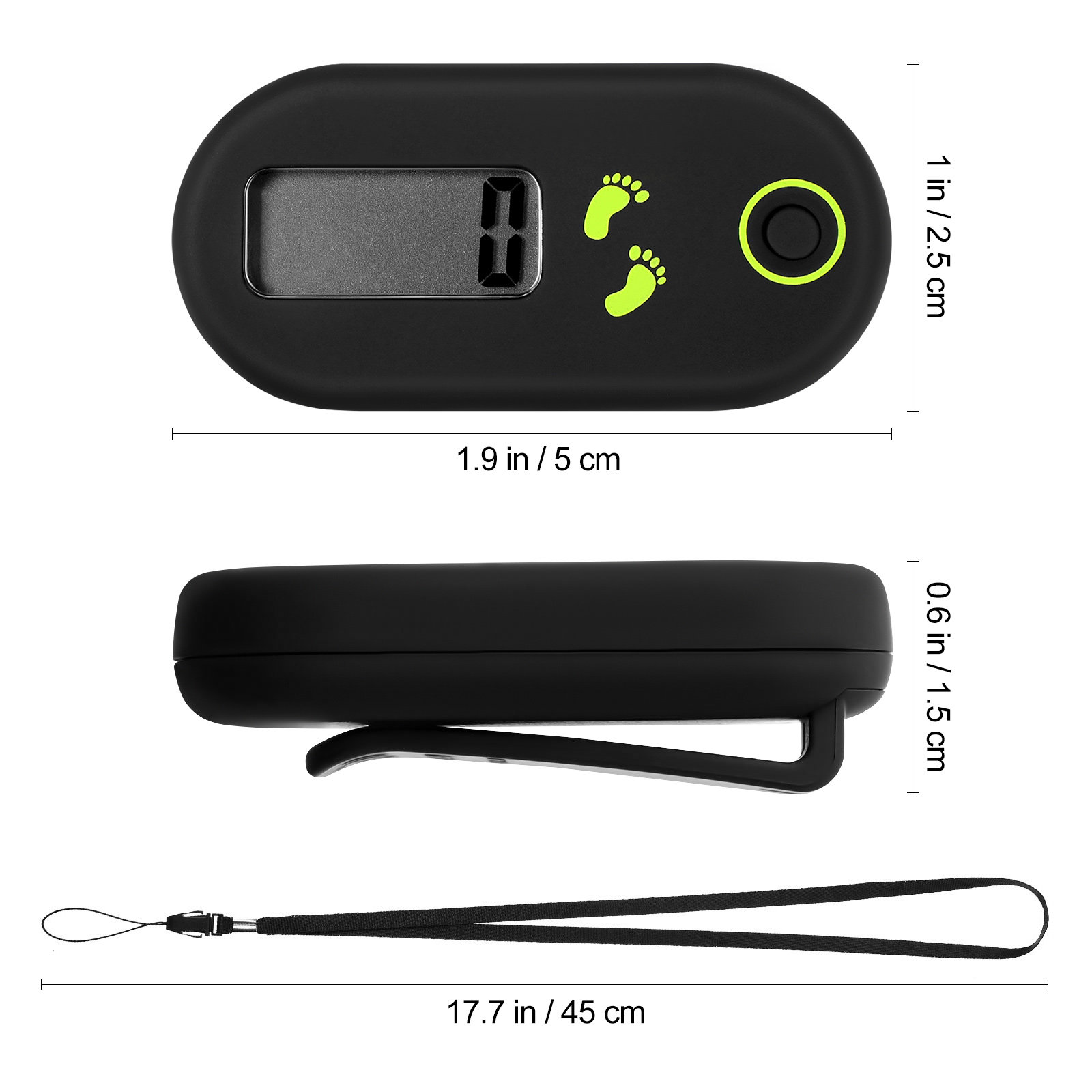 Podómetro Electrónico Portátil - Electronic Gadgets For Home reseña y precio