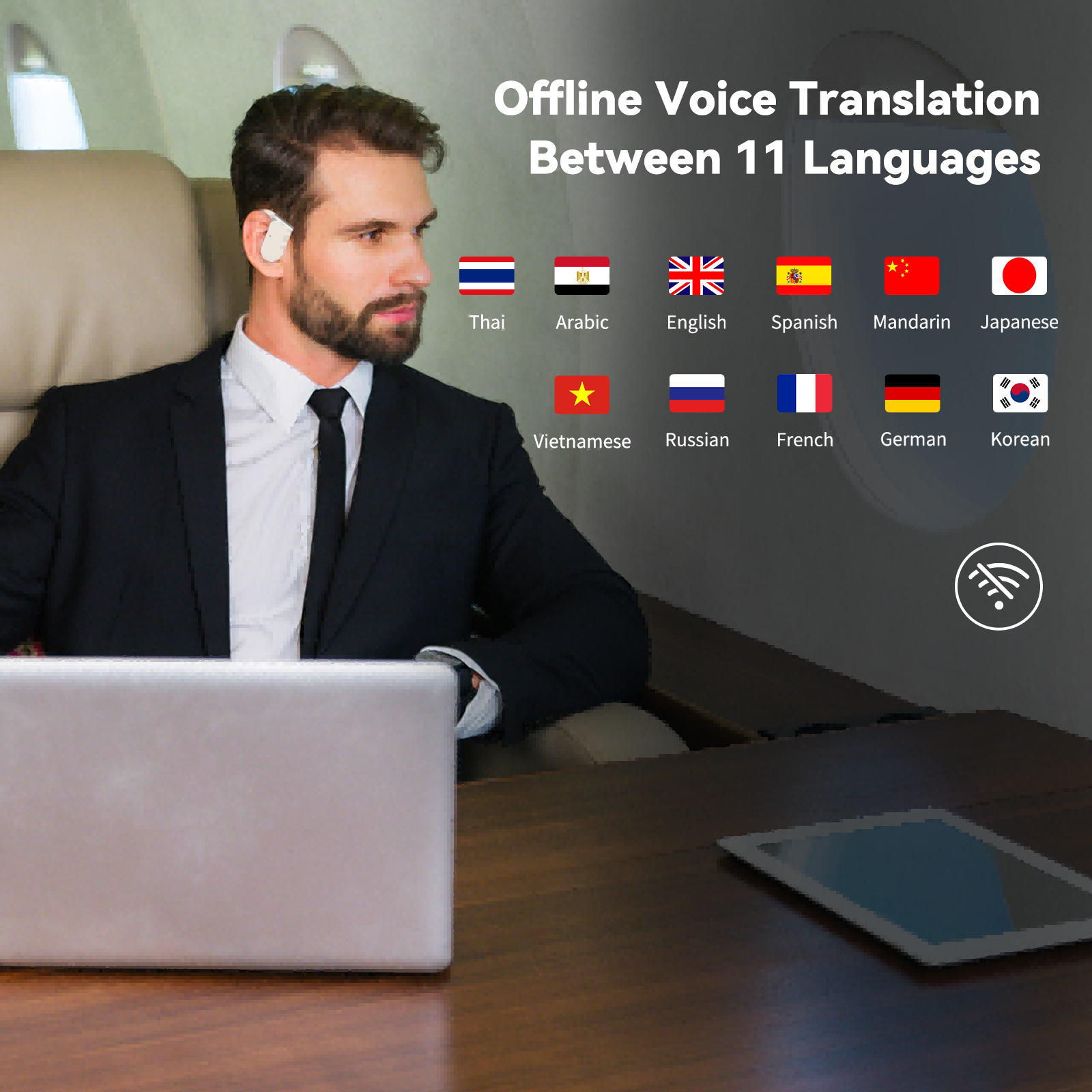 Auriculares Wooask M9 con trad - Portable Translator Device reseña y precio