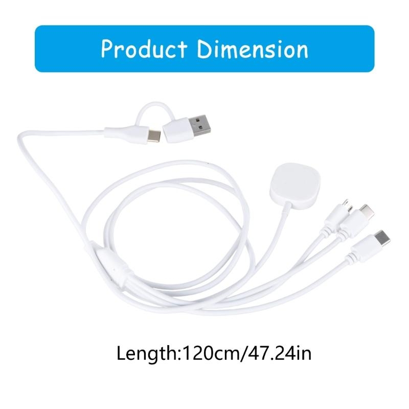 Cable carga múltiple USB C 4 e - Electronics And Gadgets With C reseña y precio