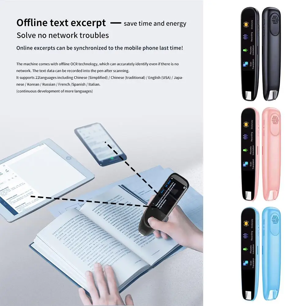 Lector de escaneo inteligente  - Portable Translator Device reseña y precio
