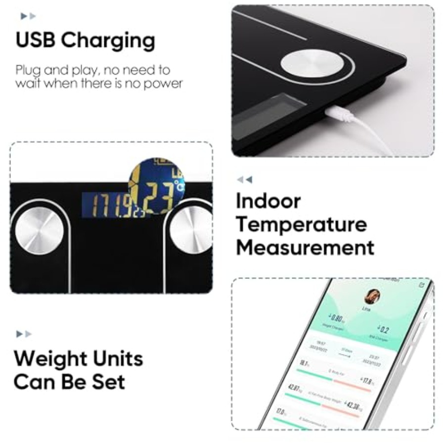 Báscula inteligente Bluetooth  - Body Fat Scale Smart reseña y precio