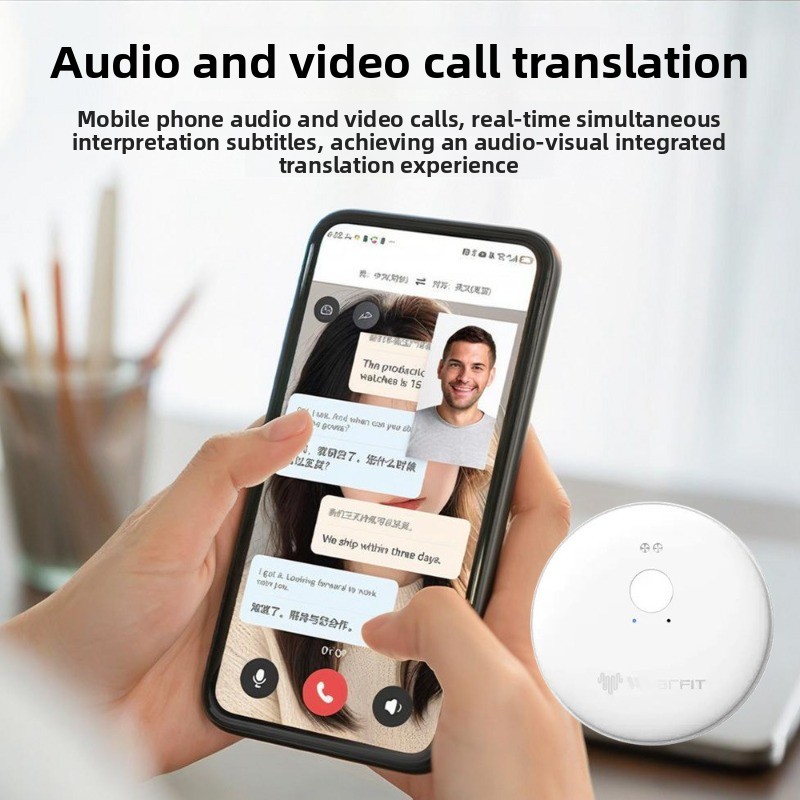 Traductor IA con Clip Magnétic - Portable Translator Device reseña y precio