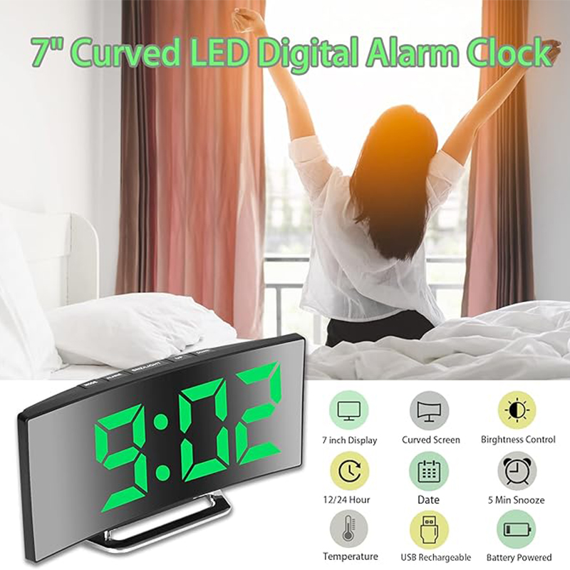 Reloj despertador Digital LED  - Electronic Gadgets For Home reseña y precio