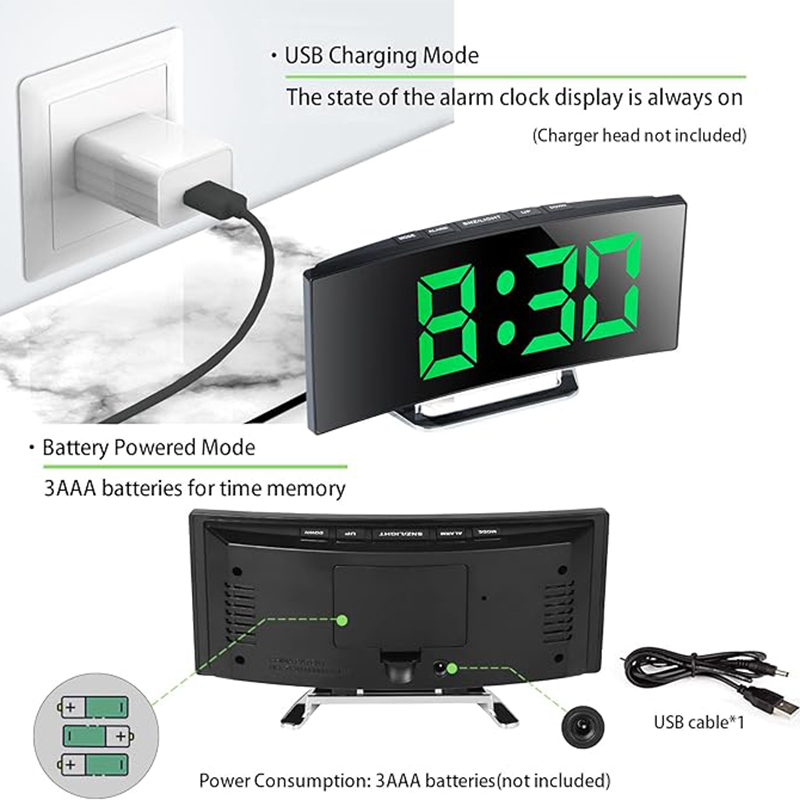 Reloj despertador Digital LED  - Electronic Gadgets For Home reseña y precio