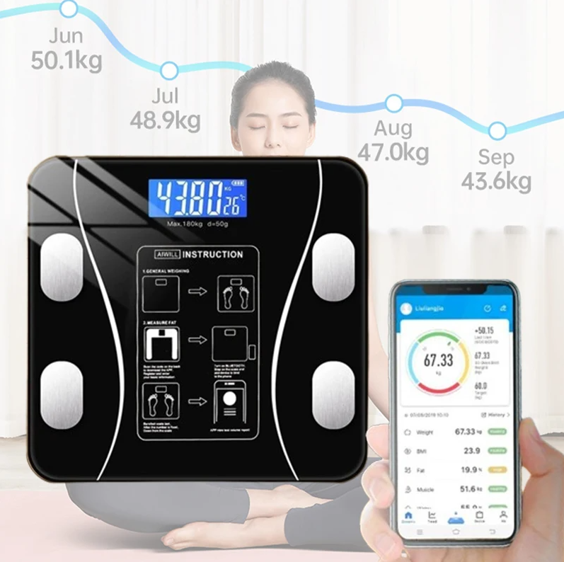 Báscula de grasa corporal prec - Body Fat Scale Smart reseña y precio