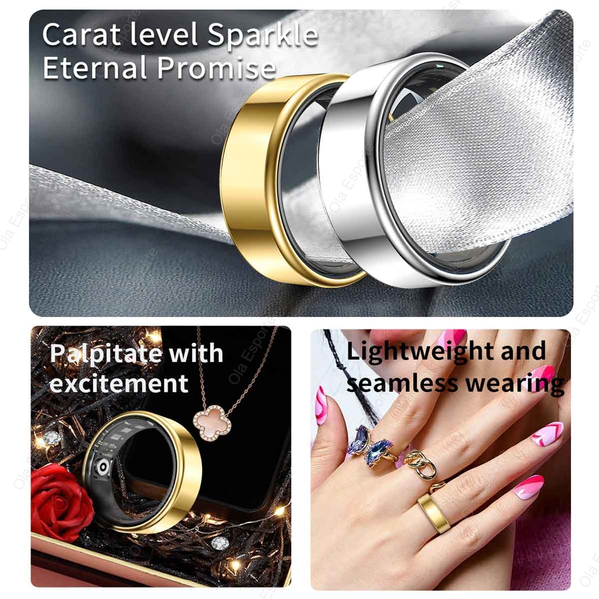 Anillo Inteligente de Aleación - Smart Ring Health reseña y precio